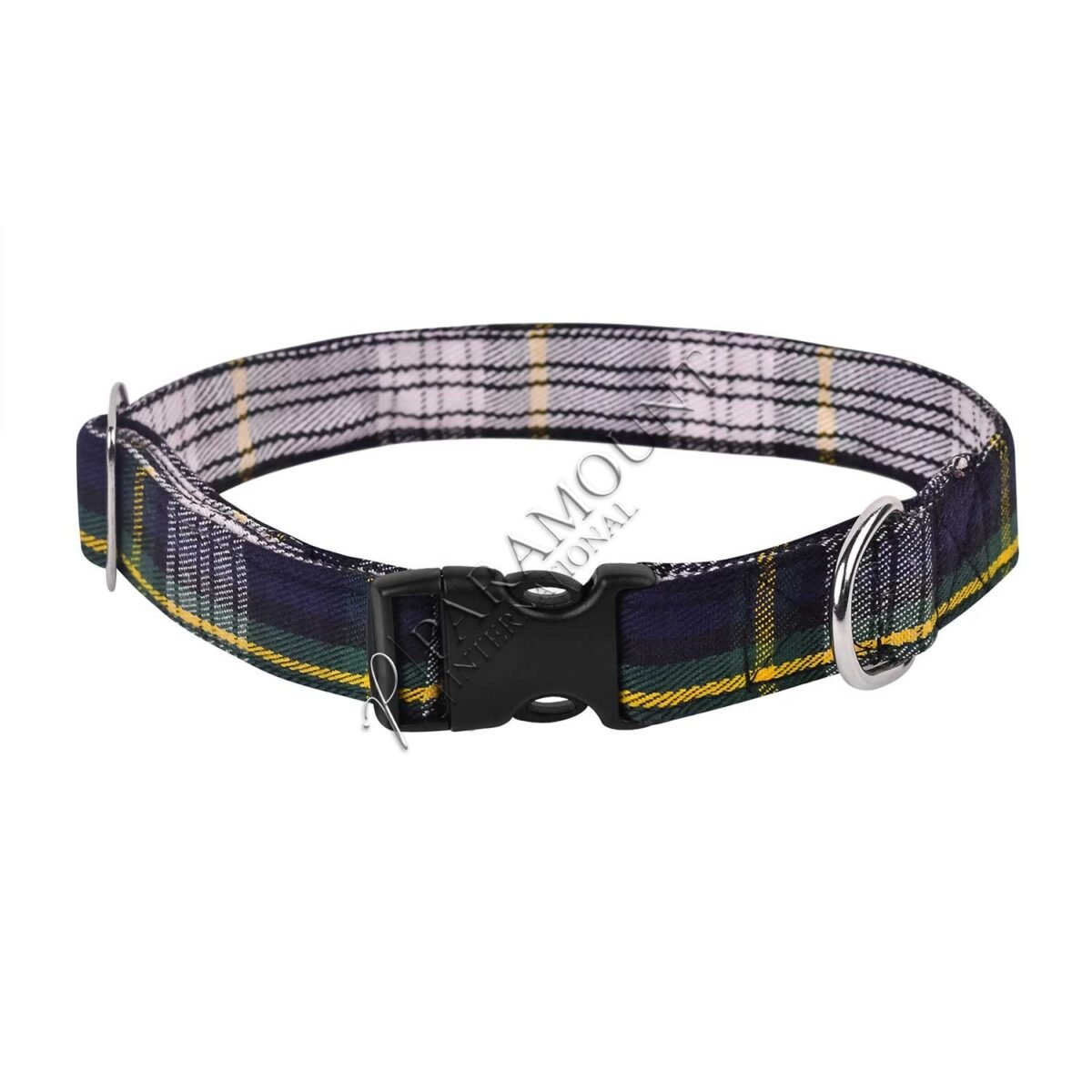 Black Watch Tartan Dog Collar