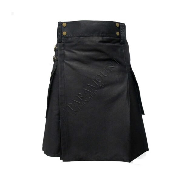 Plain Black Kilt Wholesale