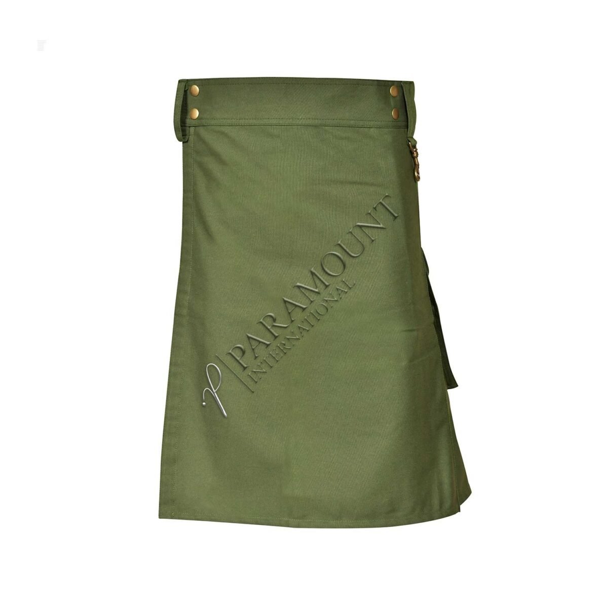 Olive Green Utility Kilt