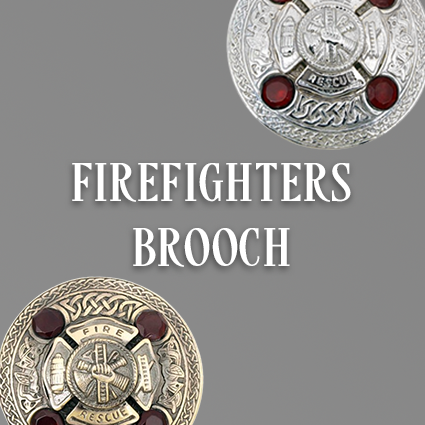 Fire Fighter Brooches