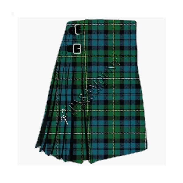 Kilt for Men | Ancient Campbell Polyviscose Kilt 8 Yards