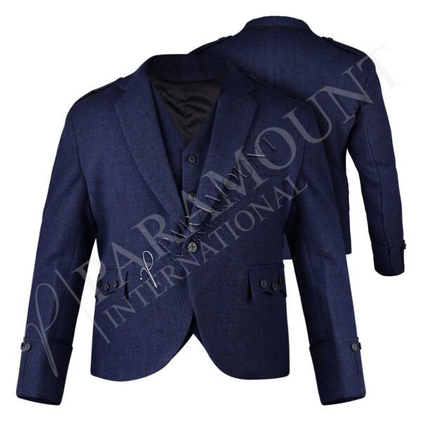 Blue Argyll Jacket & Vest