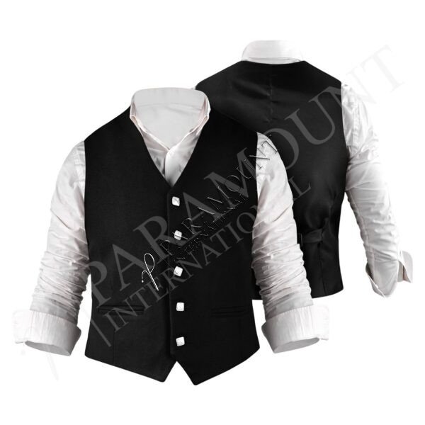 Black Argyll Vest