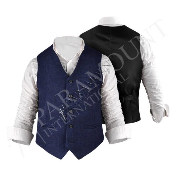 Blue Argyll Vest