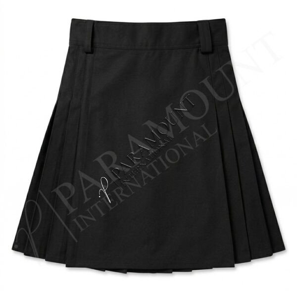 Sports Kilt for Men | Corestone Athletic Kilt Plain Black