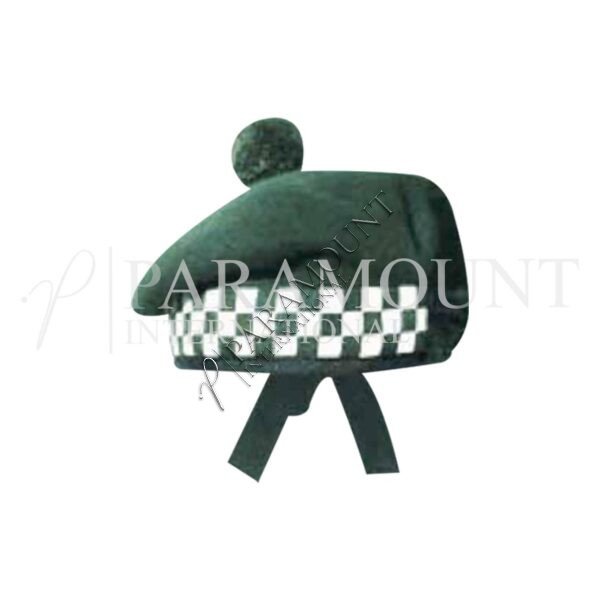Balmoral Hat | Green & White Dicing