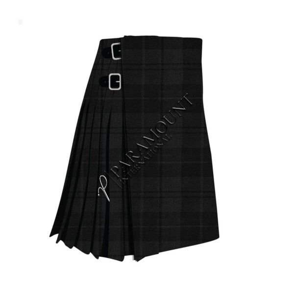 Kilt for Men | Black Isle Polyviscose Kilt 8 Yards