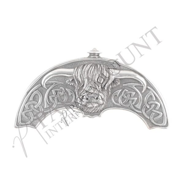 Traditional Celtic Cantle | Chrome