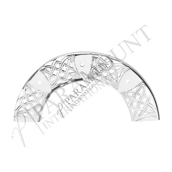 Celtic Knot Cantle | Chrome
