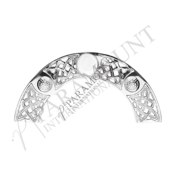 Celtic Harmony Cantle | Chrome