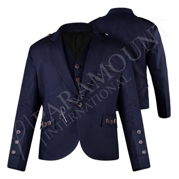Dark Blue Crail Jacket & Vest