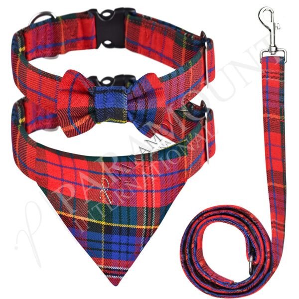Macpherson Red Tartan Pet Set