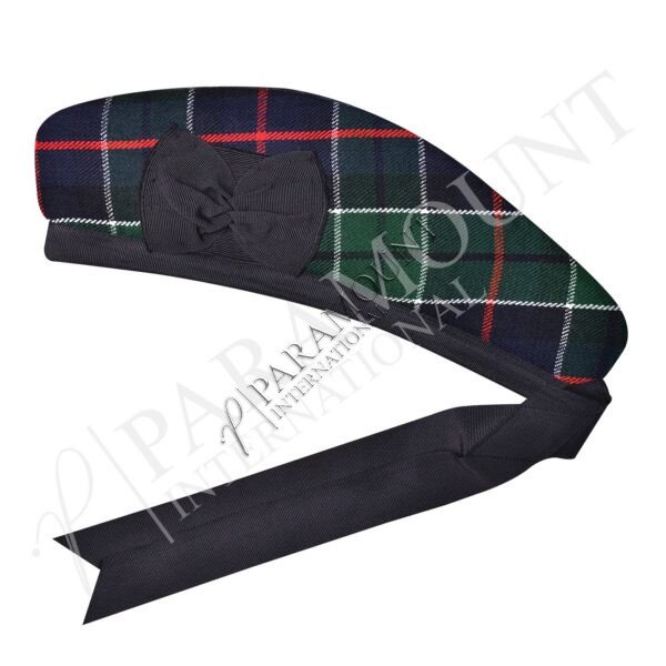 Tartan Glengarry Hat |Green Leslie
