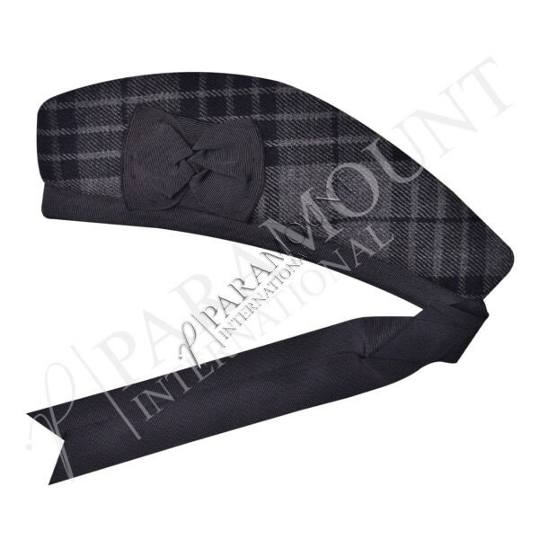 Tartan Glengarry Hat |Grey Watch