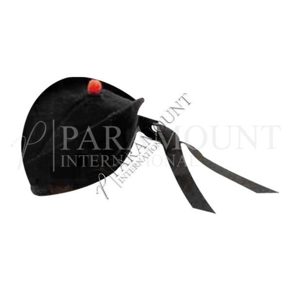 Tartan Glengarry Hat | Plain Black