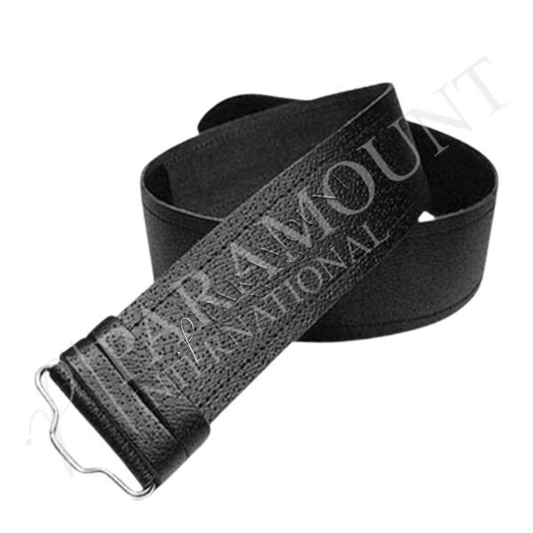 Grained Leather Belt - Traditional Scottish Accessory