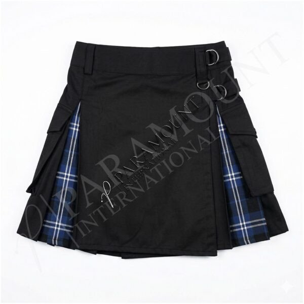 Women Hybrid Utility Kilt | Blue Ramsay