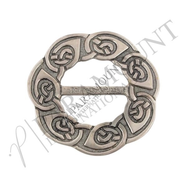 Plaid Brooch | Model P Black Antique