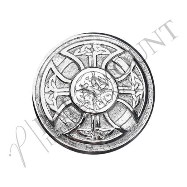Plaid Brooch | Model U Chrome