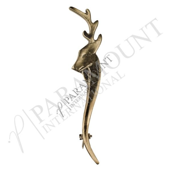 Kilt Pin | Stag Head Pewter Antique
