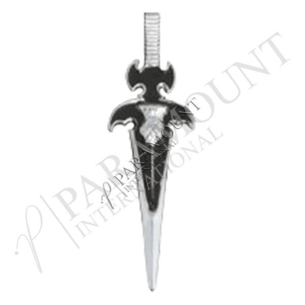 Kilt Pin | Black Thistle Enamel