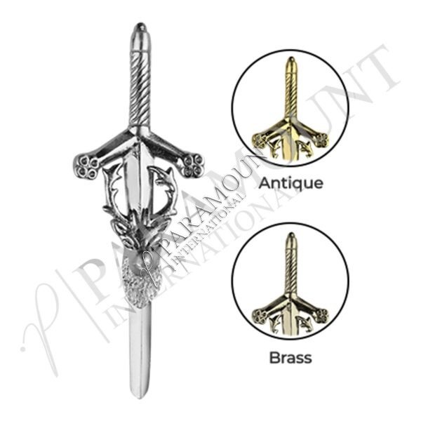 Kilt Pin | Stag Sword Pin