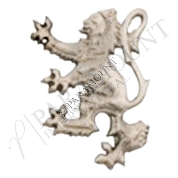 Kilt Pin | Black Antique Lion Rampant