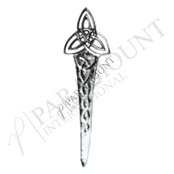 Kilt Pin |Lion Rampant Interlace Black Finish