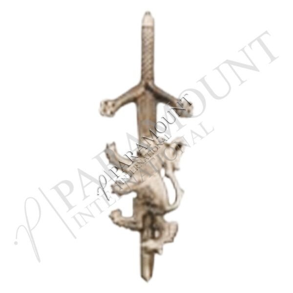 Kilt Pin | Black Antique Pin P - Lion