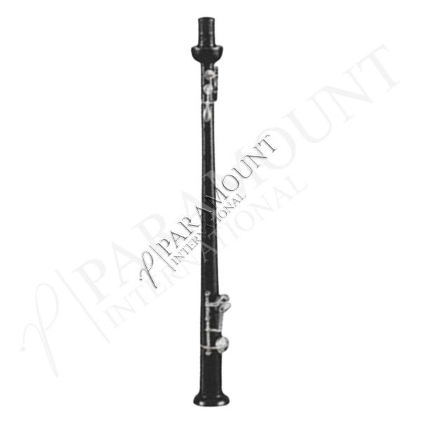 Practice Chanter | Black Rosewood Practice Chanter with Nickel Mounts