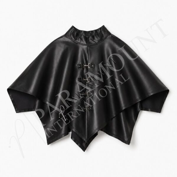 Women Pixie Skirt | Plain Black Leather