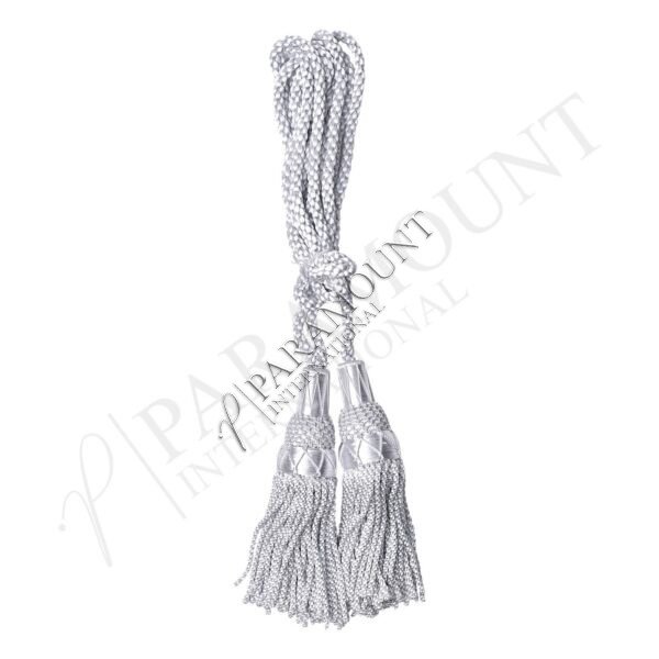 Bagpipe Silk Cord | Silver