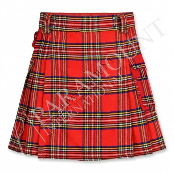 Men's Tartan Utility Kilt | 16oz Royal Stewart Tartan Kilt