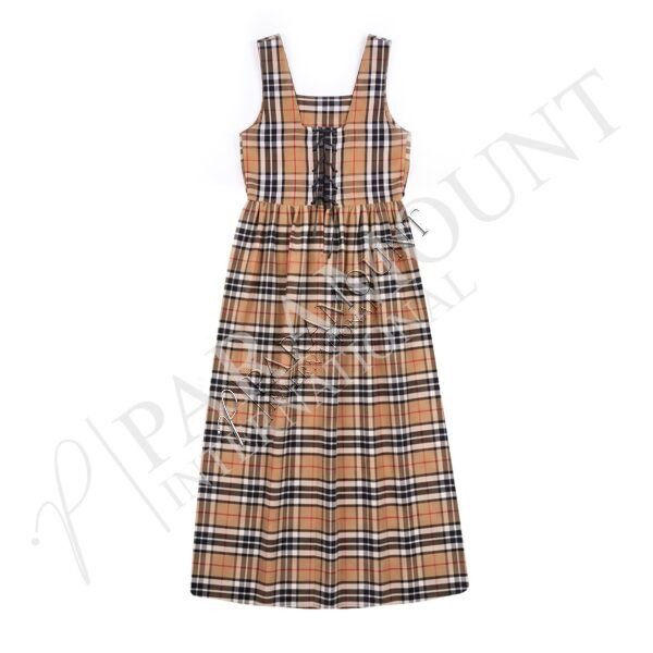 Women Scottish Tartan Dress | Camel Thomson