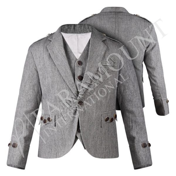 Grey Argyll Jacket & Vest