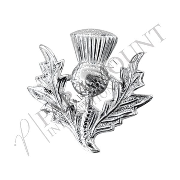 Sporran Badge | Chrome Thistle