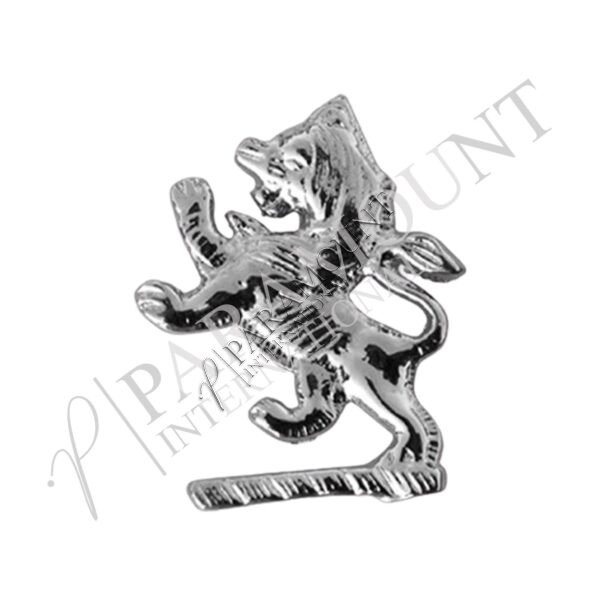 Sporran Badge | Lion Rampant Chrome