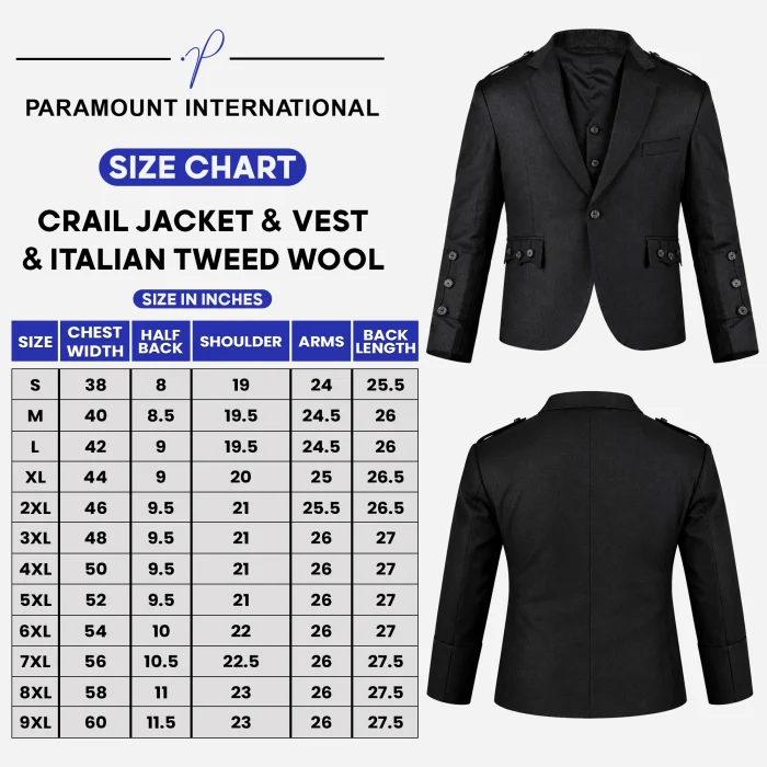 Crail Jacket & Vest & Italian Tweed Wool